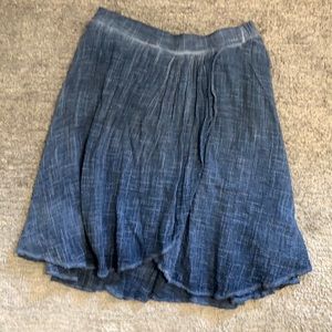 Anthropologie blue skirt